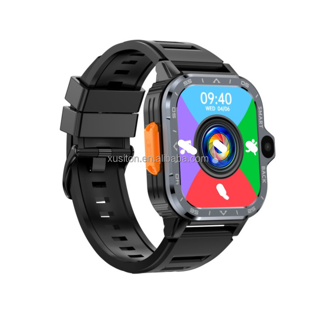 OEM 2025 Square 4G Smartwatch with NFC 2.08" Display HD Camera SC9832E Quad-core WiFi Android 8.1 GPS Sleep Tracker & SIM Card