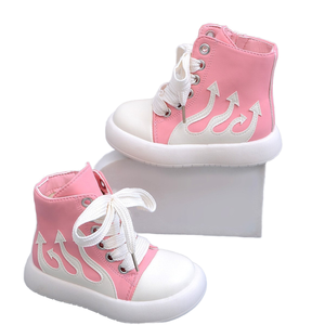 Nouvelles Bottes Décontractées Unisexe à Lacets et Fermeture Éclair, Style Chunky, pour Filles et Garçons, Automne Hiver Été - Product Image 1