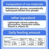 Comprimés VitaFit pour le soutien des articulations des chiens et des chats, avec de l'calcium et de la chondroïtine, absorption rapide, 60g pour animaux de compagnie