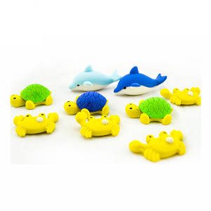 Nuevo diseño divertido lindo Marina animal bajo el agua de mar mundo 3D tortuga León delfín ballena Anguila eléctrica en forma de tiburón goma de borrar - Product Image 3