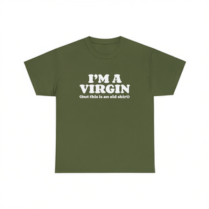 Camiseta I'm A Virgin, Camiseta Divertida con Meme Cringe, Unisex para Adultos, Cuello Redondo, Manga Corta, Impresión en Serigrafía, Regalo Promocional - Product Image 1