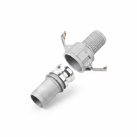 Raccord rapide Camlock en acier inoxydable et aluminium pour tuyau agricole, adaptateur pour tuyau d'irrigation plat