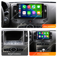 Caméra de voiture à écran partagé MEKEDE 360 parking pour Infiniti G4 G25 G35 G37 2006-2013 écran intelligent de voiture avec BT GPS DSP ADAS