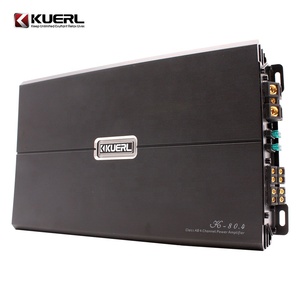 Amplificateur de voiture 12v professionnel, haute qualité, grande puissance 80W x 4 classe AB, 4 canaux, vente en gros - Product Image 1