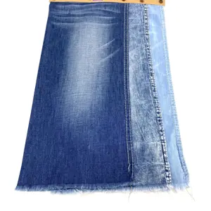 Vente en gros de tissu denim en jersey de coton biologique certifié colorant naturel 100 coton 4-5 oz tissu denim léger