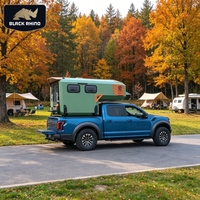 Module de camping amovible et modulaire pour pick-up 4x4 tout-terrain, installation sur la benne du véhicule