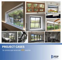 Ventana Francesa de Acero PDP, Tamaño y Color Personalizados, Impermeable, Insonorizada, para Uso Exterior en Dormitorios