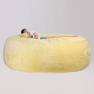 Tissu Sherpa à mémoire de forme 9 pieds, 270cm, <span class=keywords><strong>mousse</strong></span> compressée, énorme sac de haricots et extra-large, canapé-<span class=keywords><strong>lit</strong></span> - Product Image 3