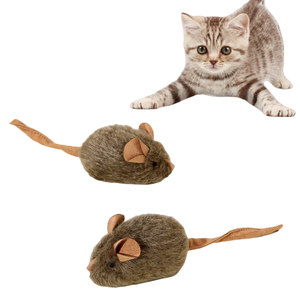 Сертифицированный CE, новый дизайн, плюшевые игрушки для бега, игрушки для кошек, дизайн мыши, автоматические игрушки для кошек, скрипучая мышь, игрушка для кошек, для оптовых продавцов - Product Image 5