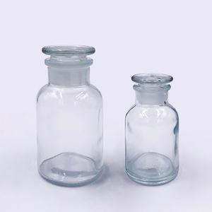 Factory Directly Sale Clear Glass Reagent Bottle Medical 250ml 500ml Round Wide Mouth Restaurant Table Floor <b>Flower</b> <b>Tall</b> <b>Vase</b> - Product Image 2