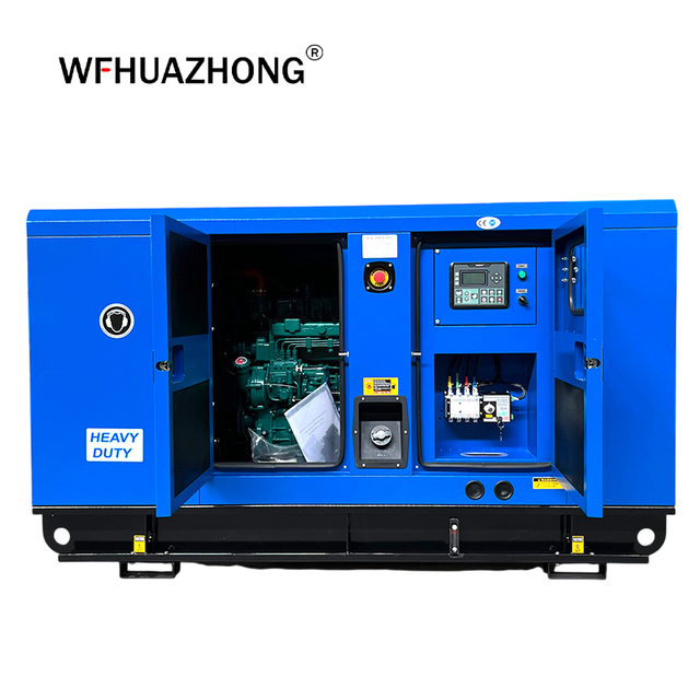 Weatherproof Soundproof Three-phase Ricardo 60kW Silent Diesel Generator Set ATS High Quality Canopy All Climate Outdoor Events