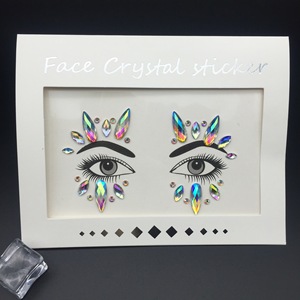 Gioielli per il Corpo Femminile, Adesivi in Resina Acrilica con Strass, Gemme per il Corpo in Cristallo, Adesivi per Tatuaggi per Feste Musicali, <span class=keywords><strong>Halloween</strong></span> e Carnevale - Product Image 4