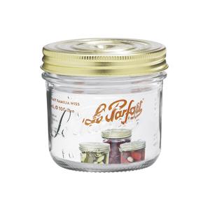 Le Parfait Storage Jar 100 Ml With Gold Lid For Preserving Food - Product Image 1