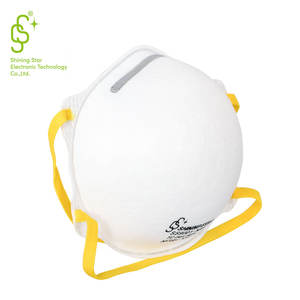 หน้ากากกันฝุ่นหน้ากากระบายอากาศแบบถ้วย <span class=keywords><strong>N95</strong></span>แบบใช้แล้วทิ้ง (20แพ็ค) - Product Image 4