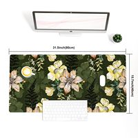 Tapis de Souris Ergonomique en Cuir PU Kelida Personnalisé avec Support Poignet, Tapis de Bureau Confortable en Daim pour Gaming et Télétravail