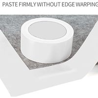 NOUVEAU Ruban adhésif Gaffa/PE en coton, blanc, extra large (45mm, 48mm, 50mm), résistant, inscriptible, imperméable, pour emballage et vente