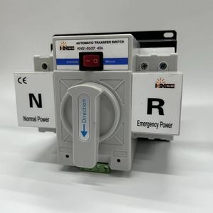 Kinee ATS 2 giai đoạn <span class=keywords><strong>AC</strong></span> điện kép điều khiển bằng tay chuyển đổi tự động tự động chuyển đổi chuyển đổi máy phát điện 6A năng lượng mặt trời ATS - Product Image 3