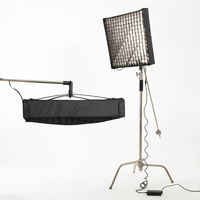 Lampe vidéo LED enroulable 150W avec télécommande, panneau photographique portable et pliable pour studio et diffusion en direct