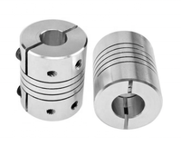 Accouplements d'arbre flexibles universels en acier inoxydable personnalisables, garantie 3 ans, support OEM pour imprimante 3D industrielle
