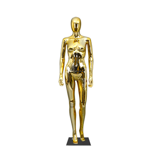 Mannequin <span class=keywords><strong>Femme</strong></span> Plaqué Or/Argent pour Robe <span class=keywords><strong>de</strong></span> Mariée et <span class=keywords><strong>de</strong></span> Soirée – Présentoir Complet - Product Image 4