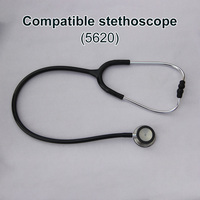 Stéthoscope classique III 5620 en acier inoxydable à double face pour l'auscultation cardiaque et pulmonaire, idéal pour les cliniques et hôpitaux