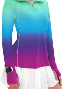 Jupe de golf 2-en-1 plissée pour femme, idéale pour le tennis, le pickleball et l'entraînement – Extensible dans les quatre sens, respirante, en Spandex/Nylon - Product Image 1