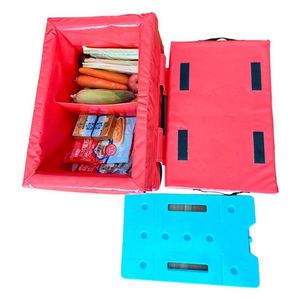 Bolsa Térmica para Entrega de Comida Caliente, Portátil, Aislada, de PVC y PU, con Logotipo Personalizado, 600D, para Almuerzo - Product Image 5