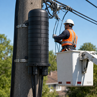 Boîtier de raccordement vertical pour fibres optiques 168 cœurs, boîte de jonction de câble de distribution de fibres optiques pour réseaux FTTH FTTX et télécommunications