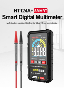 HABOTEST HT124A+ เครื่องทดสอบไฟฟ้ากระแสสลับและกระแสตรงแบบพกพาอัจฉริยะ ระดับมืออาชีพ วัดค่า True RMS ความแม่นยำ 0.5% - Product Image 1
