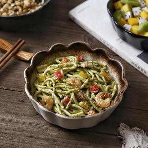 Cuenco pequeño de cerámica Retro de estilo japonés para el hogar, cuencos creativos de Productos para fiestas y ensaladas de <span class=keywords><strong>desayuno</strong></span> para niños - Product Image 2