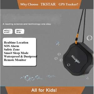 Traceur GPS miniature étanche TKSTAR TK109/TK1000 <span class=keywords><strong>avec</strong></span> bouton SOS, moniteur d'activité pour enfants et chiens, traceur d'animaux de compagnie, application et PC gratuits - Product Image 6