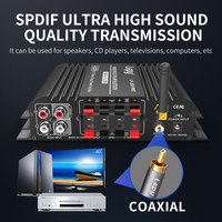 LEPY LP-269PRO Amplifier 4.1 Kanal BT 5.0 Koaksial dengan Fungsi USB SD FM Output Subwoofer Home Theater Amplificador