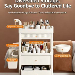 Chariot de rangement roulant pour salon de coiffure, dédié aux outils de coiffure, équipement de beauté - Product Image 5