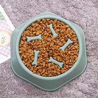 Vente chaude saine mangeoire pour animaux de compagnie mangeoire pour chien mangeant lentement chien assiette bol mangeoire pour chien mangeant lentement bol pour animaux de compagnie petit