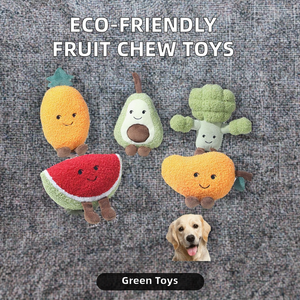 Jouet à mâcher pour chien, jouet en peluche pour animaux de compagnie, jouet en forme de fruit pour chiot, jouet interactif pour chien, résistant aux morsures, fournitures pour animaux de compagnie, jouet d'entraînement - Product Image 2