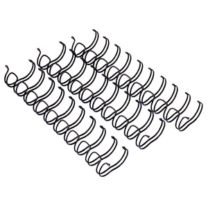 32 מ "מ a5 מתכת ספירלה שחורה מתכת לולאה כפול חוט <span class=keywords><strong>o</strong></span> סליל קושר כפול דפוס ניילון חומר נייר נייר שימוש תיבה ארוזה - Product Image 1