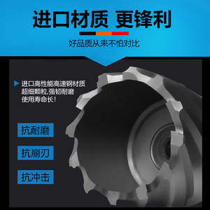 Forets à base magnétique en acier creux, forets annulaires à découpe avec noyau en alliage, forets magnétiques haute performance - Product Image 2