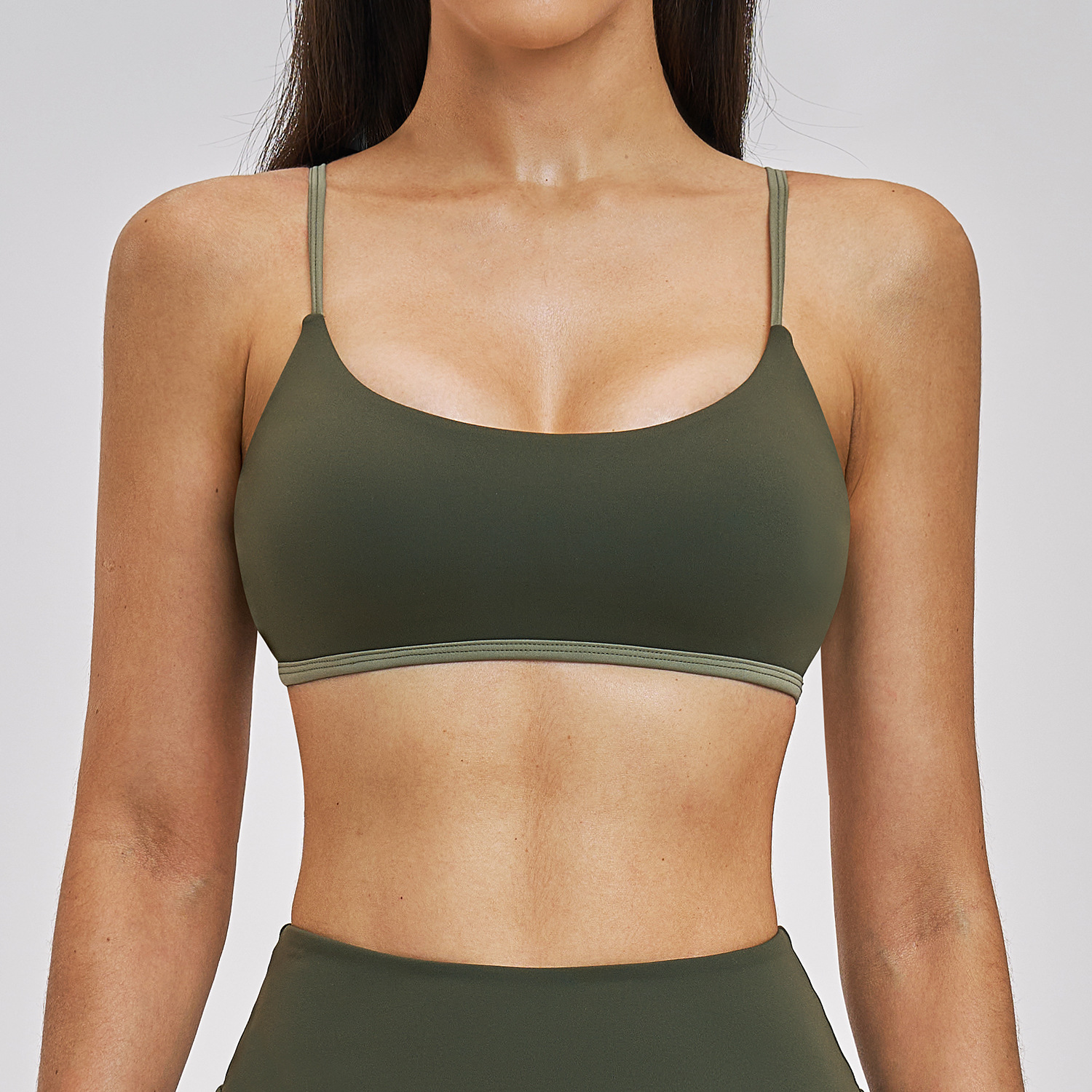 Soutien-gorge vert mousse