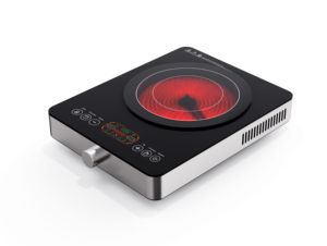 Table <span class=keywords><strong>de</strong></span> <span class=keywords><strong>cuisson</strong></span> électrique en céramique avec écran LED tactile, 2000W, <span class=keywords><strong>plaque</strong></span> chauffante unique puissante, plaques infrarouges - Product Image 2