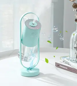 Đèn Chiếu Sáng Đầy Màu Sắc USB Air Humidifier, 200Ml Cool Mist Store Humidifier Với 7 Màu Led Thay Đổi