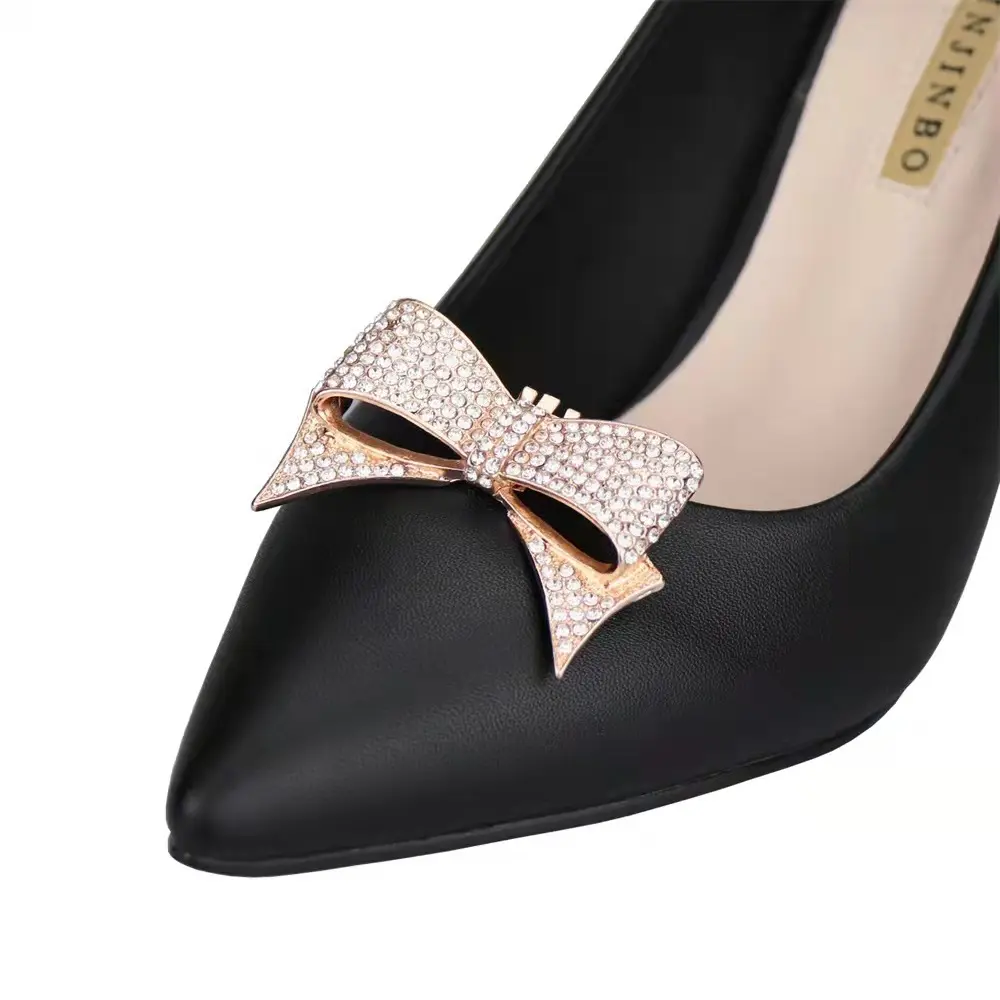 Bling Butterfly Shoe Charm lega farfalla la scarpa da ufficio incanta gli accessori per scarpe da donna