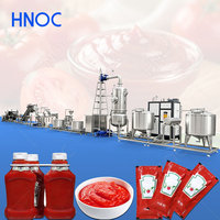 HNOC Industriële Tomatensausmachine Kleine Tomatenpureemachine Ketchup Productielijn