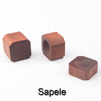 Nouvelle arrivée bois octogone cristal boule support présentoir pour boule de verre Durable Base sphère support
