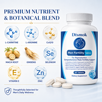 Complément alimentaire pour la santé reproductive masculine OEM avec Maca, CoQ10, L-Carnitine, Zinc et Sélénium, étiquette privée, 60 comprimés