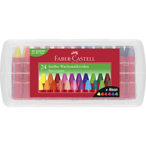 FABER CASTELL - Astuccio di Cera Jumbo 24 Pezzi - Product Image 1