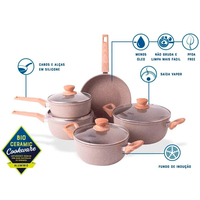 Ensembles de casseroles et de poêles Vente en gros Marmite de cuisson pour la maison Avec poêle antiadhésive Et casserole Batterie de cuisine antiadhésive