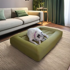 Mới Đến Sang Trọng Lớn Có Thể Gập Lại Pet Sofa Giường Thiết Kế Rắn Với Có Thể Tháo Rời Bọt Bìa Cho Chó Và Mèo - Product Image 1
