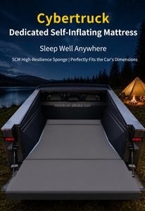 Matelas de camping sur mesure pour Tesla Cybertruck, matelas auto-gonflant pour lit de camion, matelas de voyage portable, lit d'air - Product Image 2