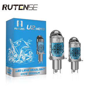 Faro LED para Motocicleta RUTENSE de Fábrica <span class=keywords><strong>U2</strong></span> 90W por Bombilla 6000K 100% Impermeable H4 con Luz Alta y Baja - Product Image 1