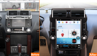 Radio Estéreo para Auto con Pantalla Táctil Android de 12.1 Pulgadas, Navegación GPS para Toyota Prado 2014-2017, Reproductor Multimedia